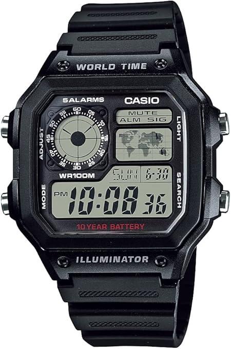 CASIO AE-1200WH-1AV Quartz \ Digita Men Watch